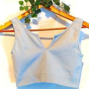0 to 2. Sports Bra. Gray. Size Medium. EUC.